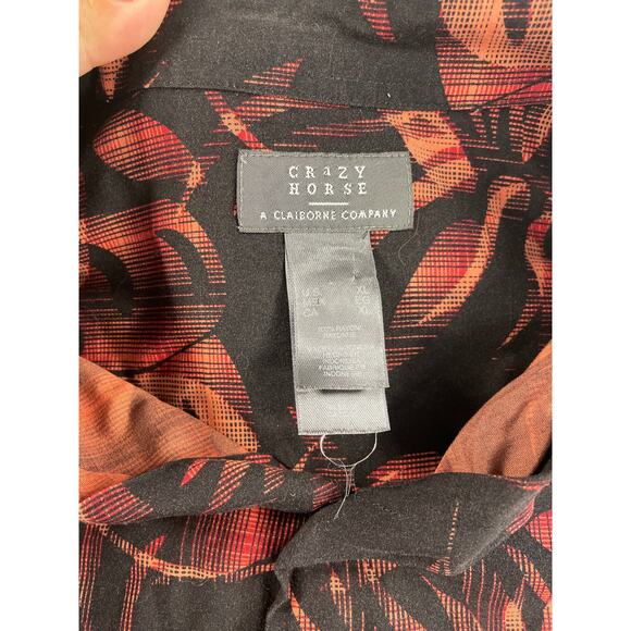 Vintage Crazy Horse By Liz Claiborne Men’s Button Up Dress Shirt XL - Picture 3 of 8